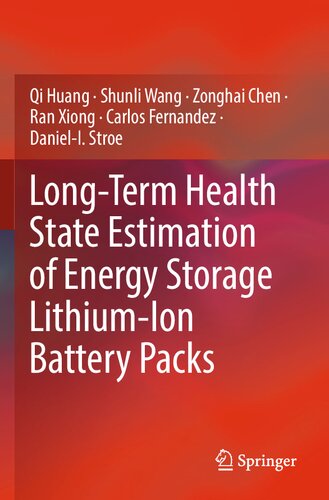 Long-Term Health State Estimation of Energy Storage Lithium-Ion Battery Packs