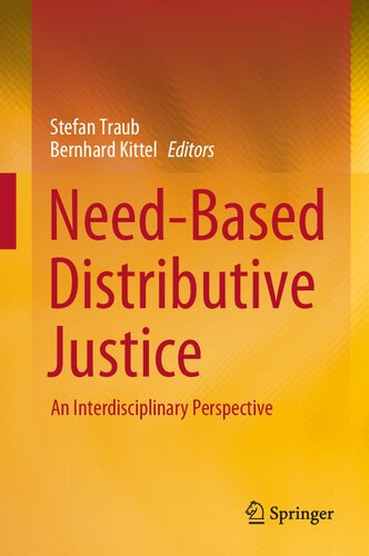 Need-Based Distributive Justice: An Interdisciplinary Perspective