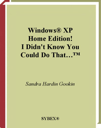 Windows XP Home Edition! I Didn't Know You Could Do That...