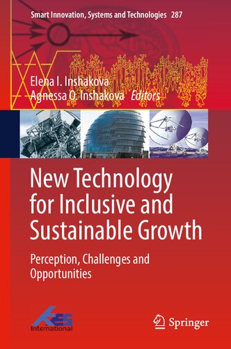 New Technology for Inclusive and Sustainable Growth: Perception, Challenges and Opportunities (Smart Innovation, Systems and Technologies, 287)
