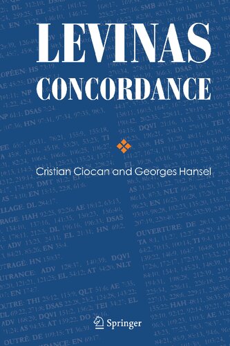 Levinas Concordance