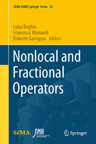 Nonlocal and Fractional Operators (SEMA SIMAI Springer Series, 26)