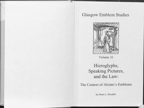 Hieroglyphs, speaking pictures, and the law : the context of Alciato's emblems