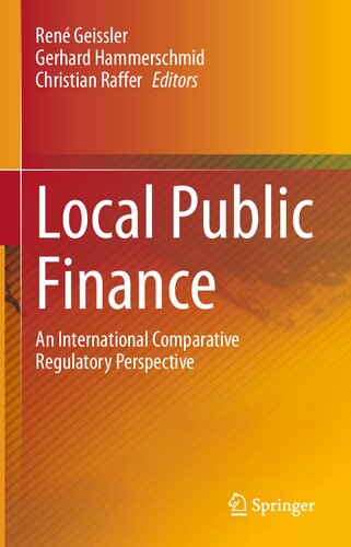 Local Public Finance: An International Comparative Regulatory Perspective