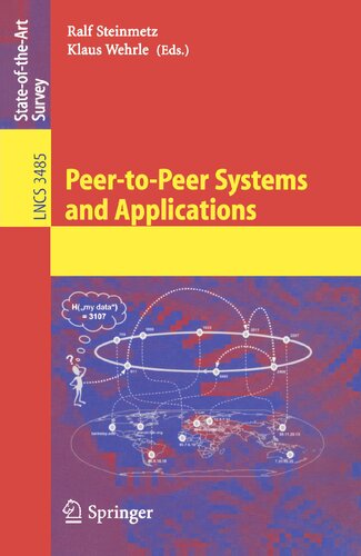 Peer-to-Peer Systems and Applications (Information Systems and Applications, incl. Internet/Web, and HCI)
