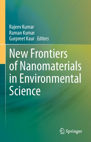 New Frontiers of Nanomaterials in Environmental Science
