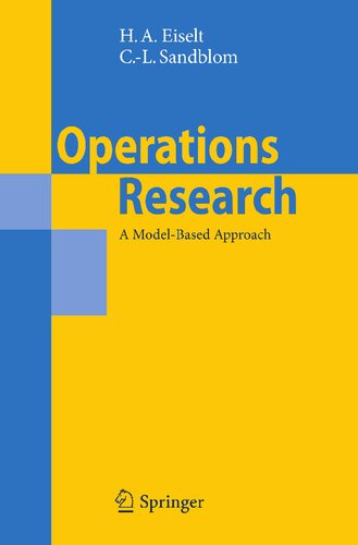 Operations Research: A Model-Based Approach