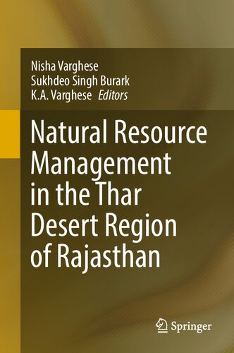 Natural Resource Management in the Thar Desert Region of Rajasthan