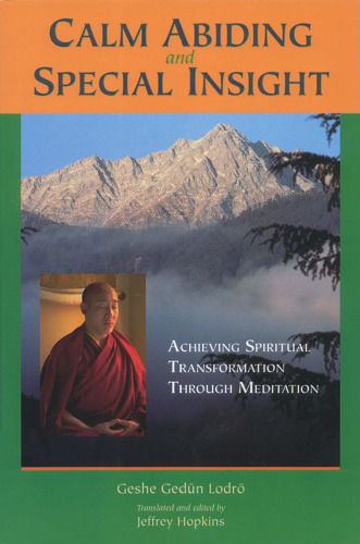 Calm Abiding and Special Insight: Achieving Spiritual Transformation Through Meditation (Textual Studies and Translations in Indo-Tibetan Buddhism)