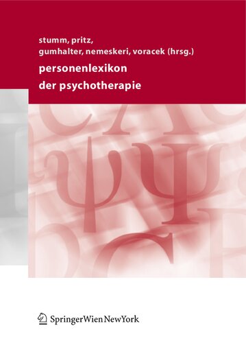 Personenlexikon der Psychotherapie (German Edition)