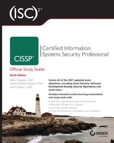 (ISC)2 CISSP Certified Information Systems Security Professional Official Study Guide, 9th Edition (Sybex Study Guide)