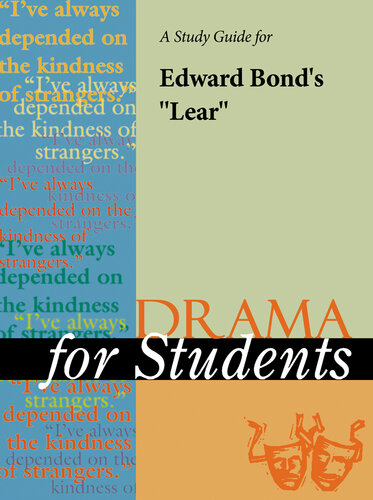 A Study Guide for Edward Bond's 
