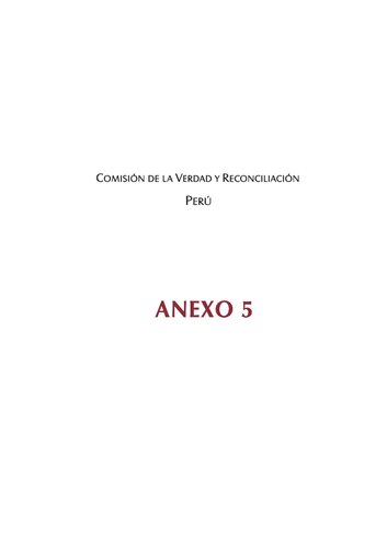 Casos y víctimas registradas por la CVR
