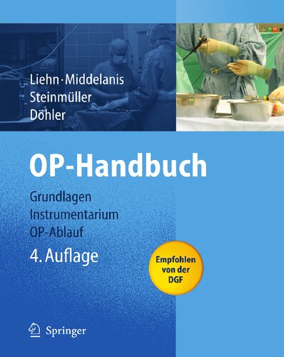 OP-Handbuch: Grundlagen, Instrumentarium, OP-Ablauf (German Edition)