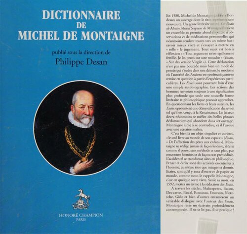 Dictionnaire de Michel de Montaigne