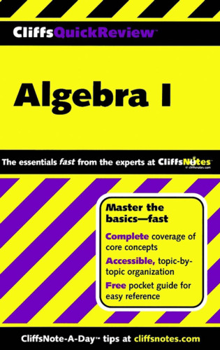 Algebra I (Cliffs Quick Review)