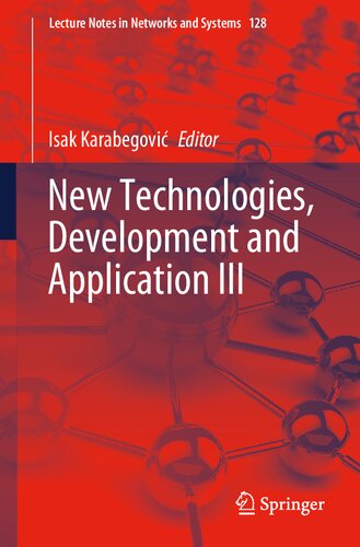New Technologies, Development and Application III (Lecture Notes in Networks and Systems, 128)