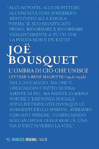 L'ombra di ciò che unisce. Lettere a René Magritte (1946-1948)