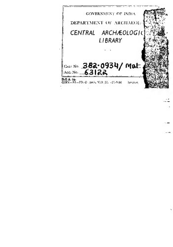 Trade and Trade Routes in Ancient India