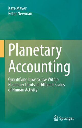 Planetary Accounting: Quantifying How to Live Within Planetary Limits at Different Scales of Human Activity