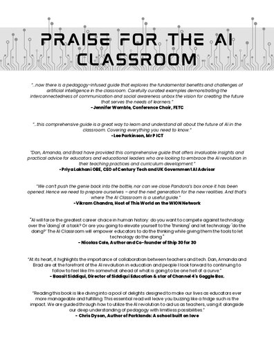 The AI Classroom: The ultimate guide to artificial intelligence in education