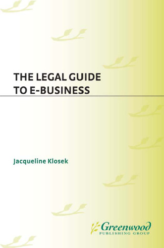 The Legal Guide to E-Business