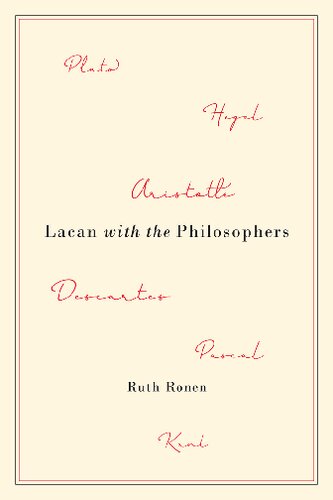 Lacan with the Philosophers