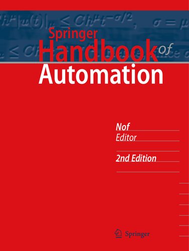 Springer Handbook of Automation (Springer Handbooks)