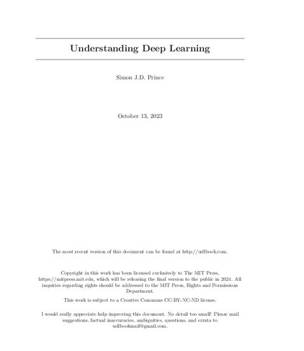 Understanding deep learning