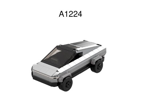 Lego instructions: Tesla cybertruck (alternative bricks)