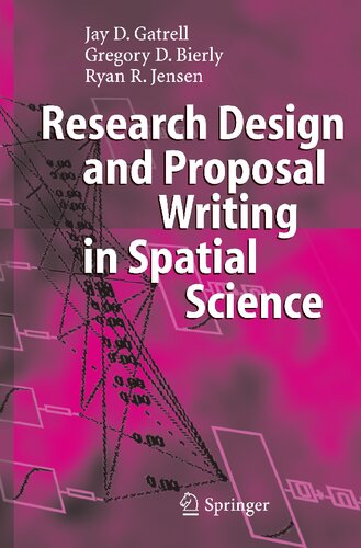 Research Design and Proposal Writing in Spatial Science