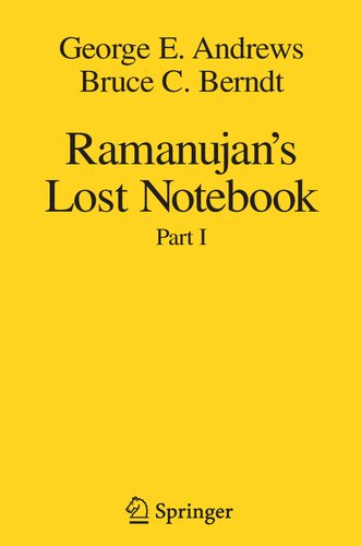 Ramanujan's Lost Notebook: Part I
