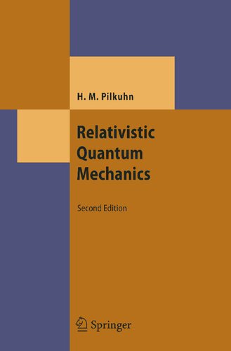 Relativistic Quantum Mechanics