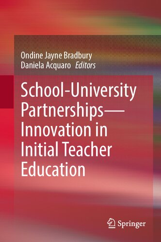 School-University Partnerships―Innovation in Initial Teacher Education