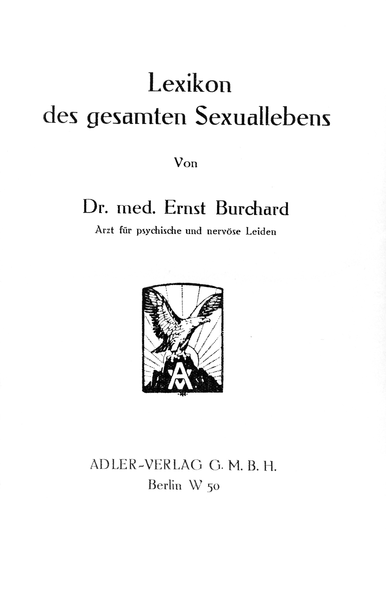 Lexikon des gesamten Sexuallebens
