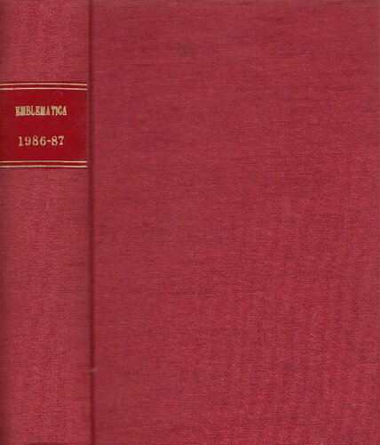 Emblematica : an interdisciplinary journal for emblem studies 1986 and 1987