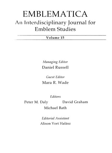 Emblematica : an interdisciplinary journal for emblem studies