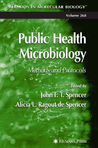 Public Health Microbiology: Methods and Protocols (Methods in Molecular Biology, 268)