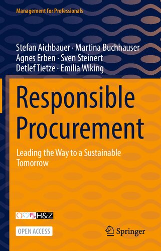Responsible Procurement: Leading the Way to a Sustainable Tomorrow (Management for Professionals)