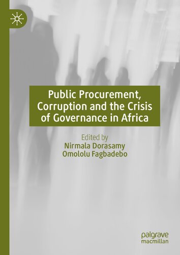 Public Procurement, Corruption and the Crisis of Governance in Africa