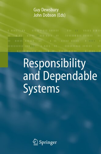 Responsibility and Dependable Systems