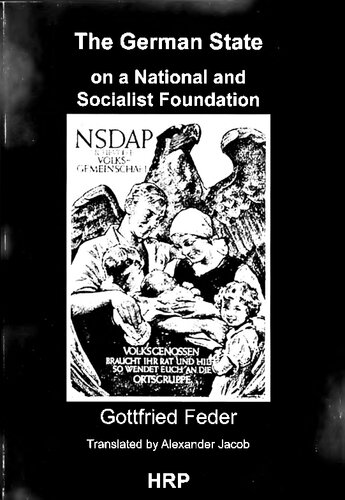The German State on a National Socialist Foundation