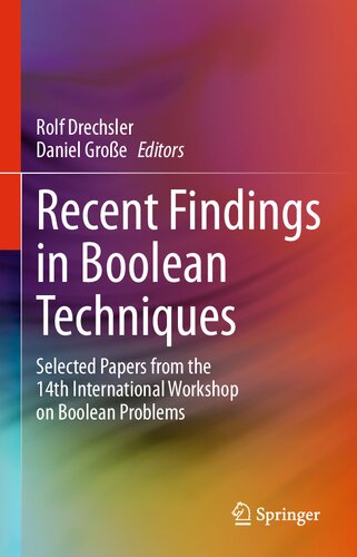 Recent Findings in Boolean Techniques: Selected Papers from the 14th International Workshop on Boolean Problems