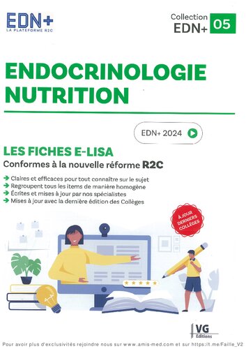 Endocrinologie, nutrition: Les fiches E-Lisa