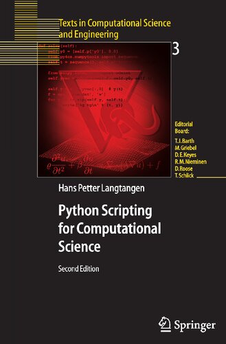 Python Scripting for Computational Science (Texts in Computational Science and Engineering)
