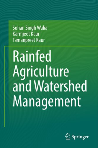 Rainfed Agriculture and Watershed Management