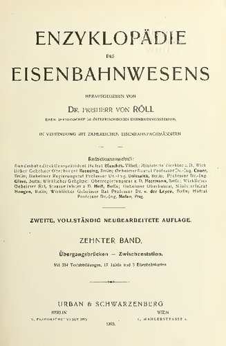 Enzyklopädie des Eisenbahnwesens / Übergangsstation - Zwischenstation