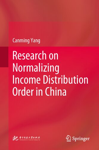 Research on Normalizing Income Distribution Order in China