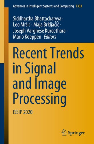 Recent Trends in Signal and Image Processing: ISSIP 2020 (Advances in Intelligent Systems and Computing)