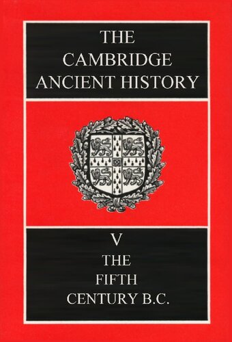 The Cambridge Ancient History, Vol. 5: The Fifth Century BC (Volume 5)